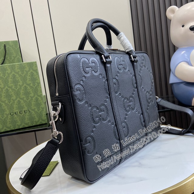 Gucci專櫃古馳最新款超級雙G公事包男士手提公事包 jh2475型號：792264